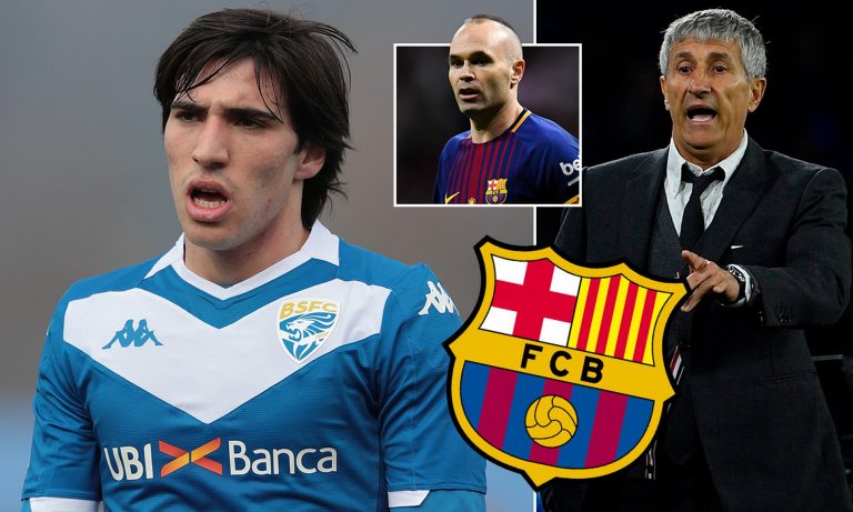 Barca ដាក់ដេញថ្លៃ Sandro Tonali ជម្រើសជាតិវ័យក្មេង អ៊ីតាលី