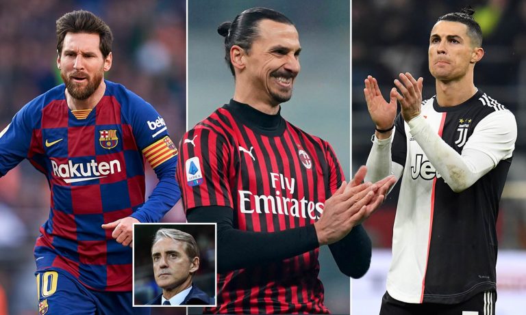 Mancini ថាមានតែ Zlatan Ibrahimovic ប៉ុណ្ណោះ ដែលមានកម្រិតស្មើ Ronaldo និង Messi