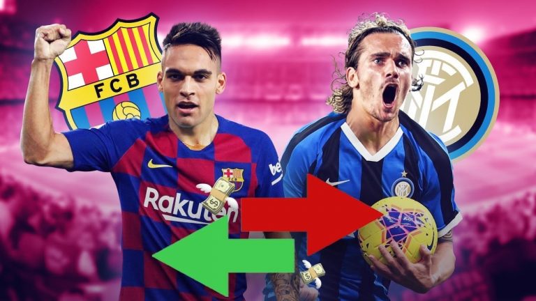 Barca ចរចាប្តូរ Griezmann យក Lautaro Martinez