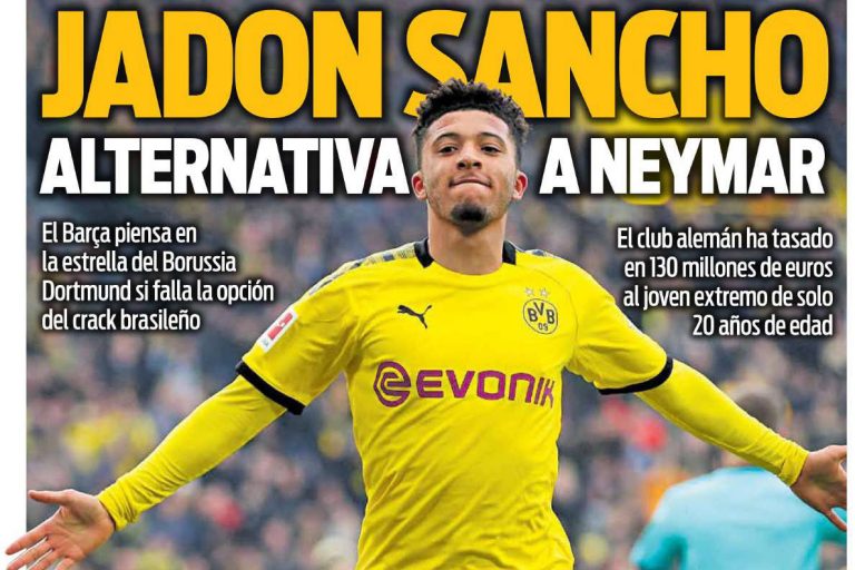 Barca “ប្លន់” Jadon Sancho នៅលើដៃ MU