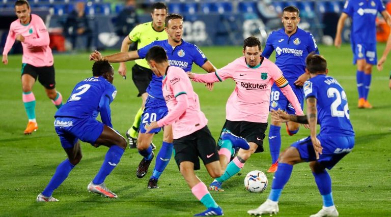 Getafe បំបាក់ Barcelona ធ្លាក់ទៅកាន់លេខ៩ នៃតារាងពិន្ទុ La Liga