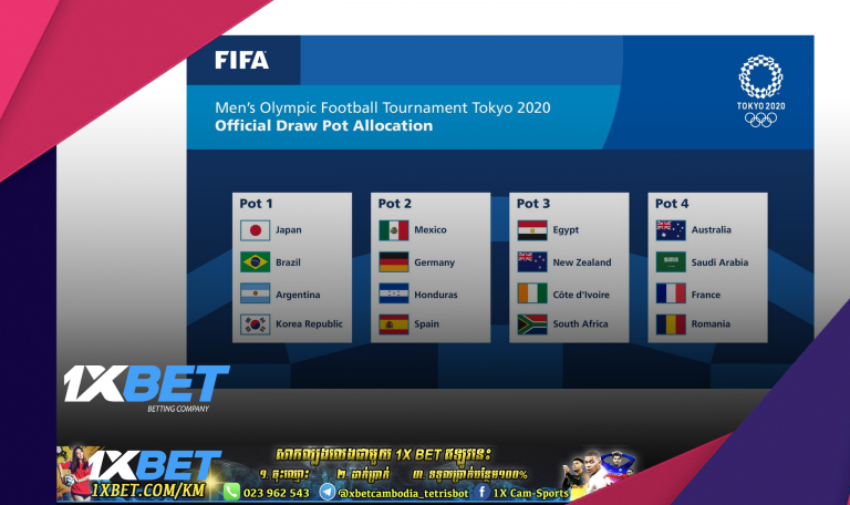 FIFA ប្រកាសក្រុមគ្រាប់ពូជកីឡាអូឡាំពិកឆ្នាំ ២០២១