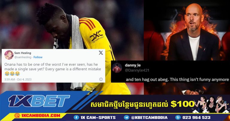 អ្នកគាំទ្របស់ United បានរិះគន់ Onana