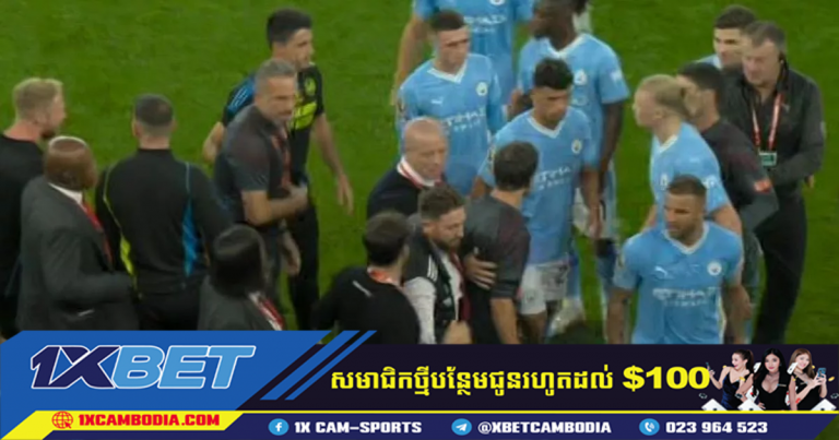 Erling Haaland ជាប់ពាក់ព័ន្ធនឹងការផ្ទុះកំហឹងជាមួយគូប្រជែង Arsenal បន្ទាប់ពីចាញ់ Man City
