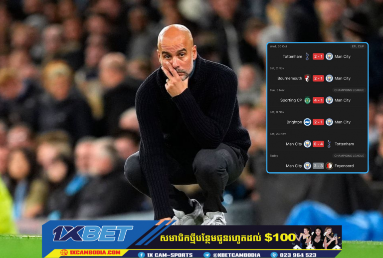 Pep Guardiola៖ ទំនួលខុសត្រូវរបស់ខ្ញុំ គឺត្រូវនាំ Man City ទៅរកភាពខ្លាំងឡើងវិញ